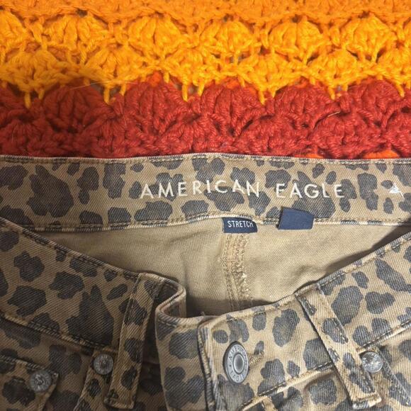 American Eagle Outfitters Women's Brown and Multi Jeans - Picture 2 of 4
